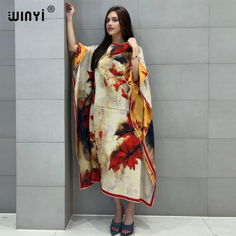 Boho Summer Beach Maxi Dress - WINYI gaun pantai kualitas tinggi gaun